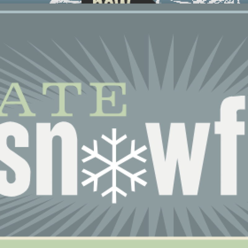 Create a Snowflake in white text on gray background