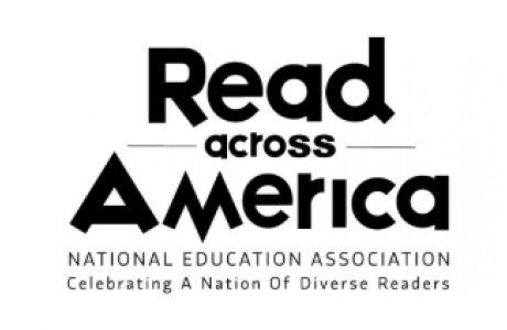 Read Across America logo in black text