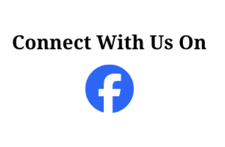 Connect With Us On-text, Facebook logo
