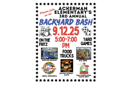 Backyard Bash Info with food trucks 9-12-25