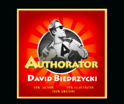 Davide Biedrzycki Authorator logo 50% author 50% illustrator