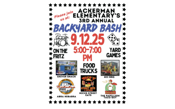 Backyard Bash Info with food trucks 9-12-25