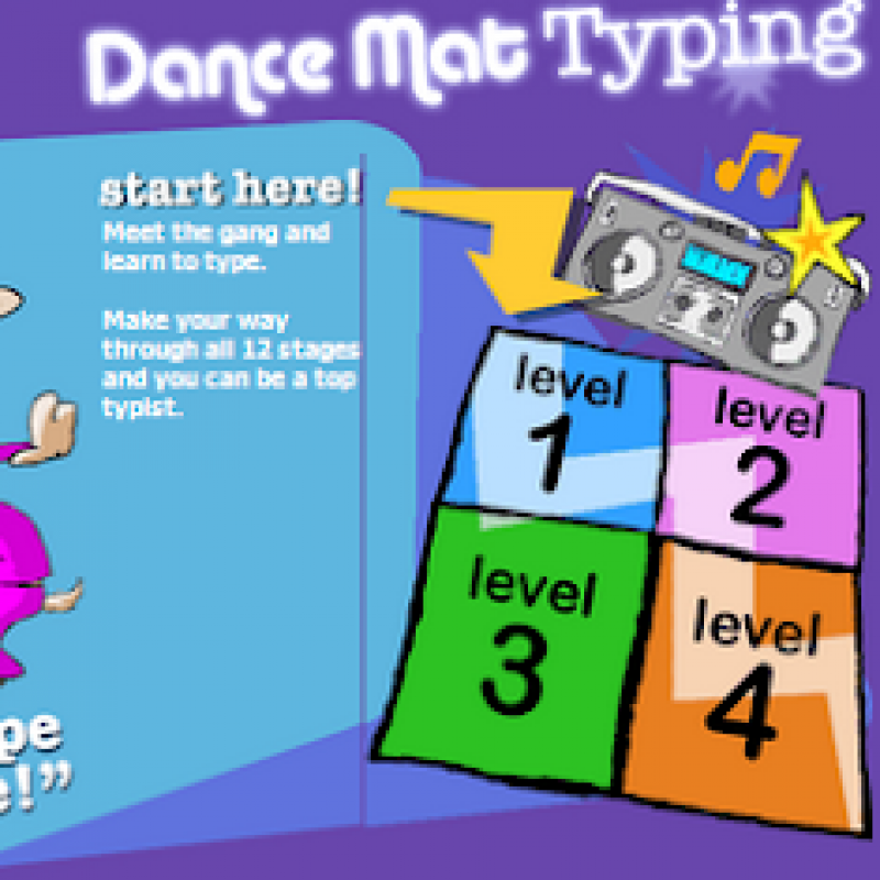 Dance Mat Typing website icon